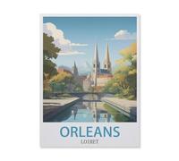 Orléans Loiret，Puzzle pour Adultes 1000 Pièces en Papier Puzzles Jeu Cadeau Accueil Décoratif Mots Croisés（38x26cm）-GM58