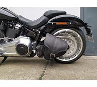 ORLETANOS Hades Sacoche à Outils en Cuir véritable Compatible avec Harley Davidson Softail Heritage Fat Bob Low Rider Street Bob Breakout