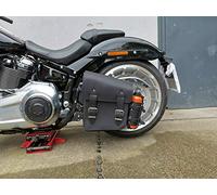 ORLETANOS Sac de balançoire Hulk Noir Compatible avec Harley Davidson Cadre Frame Fatboy Heritage Star Sacoches de vélo