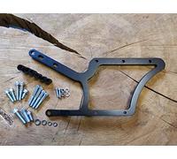 ORLETANOS Support Sacoche de Selle Compatible avec HD Softail Fatboy Harley Davidson Mauvais Côté 1997-2017 Revêtement à la Poudre Hertage Deluxe Twin Cam Evolution Evo XL Caisson Poche Latérale
