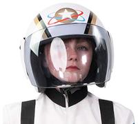 Orlob Accessoires de Costumes pour Enfants Astronaute astronautes Accessoire Espace Blanc Taille Casque