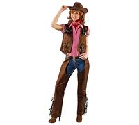Orlob Gilet Cowboy Femme, marron