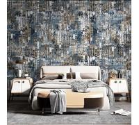 ORLUMY Papier Peint Mural Personnalisé À Motifs Géométriques Abstraits Pour Salon,Tv,Canapé,Arrière-Plan,Revêtement Mural,Décoration D'Intérieur Vintage-300X210Cm