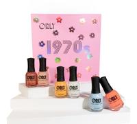 Orly Lot de 6 boîtes de 6 pièces pour 50e anniversaire Collection des années 70