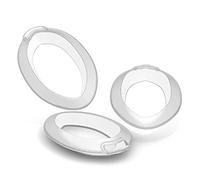 Ornamin Rebord Anti-Renversement pour Cuillère Transparent - Paquet de 3 (Modèle 710) / aide à manger, tremblements ou la maladie de Parkinson