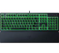 Ornata V3 X - Clavier Gamer À Profil Bas (Switches À Membrane Silencieux, Repose-Poignet Ergonomique, Rgb Chroma, Touches En Abs Vernies Aux Uv) Clavier Us Noir