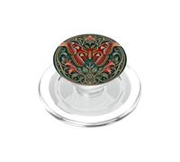 Ornate Atlas Moth Art Nouveau Motif Floral PopSockets PopGrip pour MagSafe