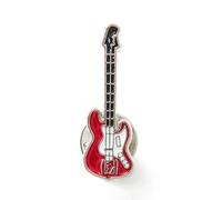 Ornazy Lot de 10 broches vintage en forme de guitare électrique en émail pour sac à dos, vêtements, décoration, cadeaux