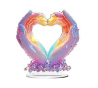 Ornement 2D Valentine en acrylique Motif amour