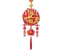 Ornement à suspendre en velours rouge Dieu de la richesse vietnamien, décoration de festival du Têt vietnamien 2026 pour le Nouvel An, la maison, l'autel, décoration culturelle traditionnelle