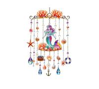 Ornement à Vent avec thème d ' Animaux Marins et Son Doux, C | Structure de chaîne suspendue, affichage changeant et à mesure que l ' air passe à travers, son décoratif doux