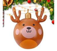 Ornement Boules De Noël Gonflables Pendentifs Boules Festives À Gonfler À | Ballons De Noël Gonflables Pour Porche Pour Extérieur Intérieur Arrière-Cour Jardin Patio Porche