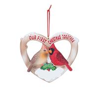 Ornement Cardinaux « Our First Christmas Together » pour personnalisation