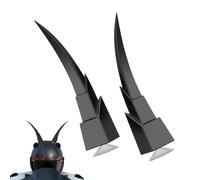 Ornement Cornes Chapeau - Équipement Réfléchissant Casque, Décor Moderne Avertisseur, Dispositif Lumineux Bip | Signalisation Tardive pour Skateboard Trottoir