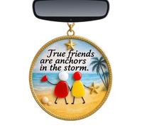 Ornement d'Amitié,Pendentif Souvenir Décoratif en Acrylique 2D,Ornements De Noël sur Le Thème De L'amitié | pour Anniversaire Arbre De Noël Pâques Femme Sœur Porte Famille Sœurs