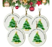 Ornement d'amitié véritable en forme de cœur, souvenir d'amitié 2025 à suspendre pour sapin de Noël, décoration à suspendre pour arbre de Noël, décoration à suspendre pour sapin de Noël, décoration
