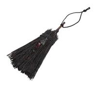 Ornement de Balai de Sorcière Mini Rouge en Branch