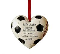 Ornement de baseball, décorations de Noël en forme de cœur, décoration de Noël en acrylique 2D en forme de cœur, accessoire de sport, pendentifs à suspendre pour papa, petit ami, fournitures de fête