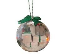 Ornement De Boîte Express Noël, Paquets Forfaits d'arbre avec Lumière Décorations Amusantes Boules pour Le Nouvel an, La Voiture, Les