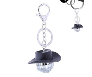 Ornement de boule disco, décor de boule disco Mini réfléchissant à | Boule disco Ornement suspendu pour clés, sac à dos, téléphone, sac à main, breloque, fêt F