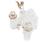 Ornement de Bureau Cathédrale en Cristal, Décoration Religieuse Élégante | Lumières Claires, Base Stable et Résistante au Basculement, pour Bureau, Autel, Présent de Fête