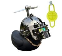 Ornement De Canard Jaune Mignon - Accessoire De Décoration De Vélo Et De Voiture, Jouet Amusant En Forme De Corne Sonore | Charmante Décoration De Tableau De Bord Ou De Casque Pour Les Cavaliers Et Le