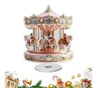 Ornement De Carrousel Décoration De Noël Traditionnelle En Acrylique 2D