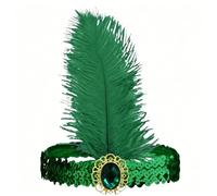 Ornement de cheveux à plumes élégant, bandeau de costume de mode pour occasions spéciales, accessoire de célébration festive, ornement de cheveux pour bal de promo