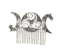 Ornement de cheveux en forme de lune accrocheur avec motifs creux et postiches confortables pour tous les jours et occasions spéciales