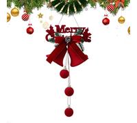 Ornement De Cloche pour Arbre De Noël - Ornement Accrochable De La Fête Saisonnière De l'hiver,Cloche Décorative pour La Fenêtre De Noël,pour Jardin Cour Patio Porte D'Entrée Arbre Bureau Clôture