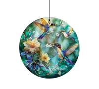 Ornement De Colibri 2D, Pendentif de Fenêtre en Acrylique 2D Colibri pour la Fête des Mères, Art Plat Intérieur Extérieur Exprimant la Gratitude, pour Balcon, Cour Et Jardin