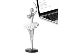 Ornement De Danseuse De Ballet - Statue De Fille Dansante | Figurines De Ballerine En Résine 25x10 Cm, Statues D'art Créatives, Décoration De Maison Sans Décoloration Pour Bibliothèque, Chambre À Couc