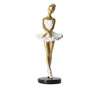 Ornement De Danseuse De Ballet - Statue De Fille Dansante | Figurines De Ballerine En Résine 25x10 Cm, Statues D'art Créatives, Décoration De Maison Sans Décoloration Pour Bibliothèque, Chambre À Couc
