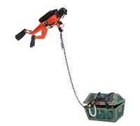 Ornement de décoration d'aquarium de naufrage, ornements de naufrage des ornements de naufrage, navire en coulée pour réservoirs d'eau salée d'eau douce (constructeur naval coloré) (Orange Frogman)