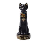 Ornement de déesse égyptienne du chat - statue de statue vintage, décorative | Parfait pour l'affichage dans la maison, le jardin ou le bureau, design mythologique égyptien, convient également pour la