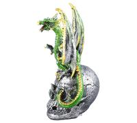 Ornement de dragon en résine,Ornement de dragon d'Halloween,Figurine de jardin de dragon,Décoration de dragon en résine d'Halloween,Statue de dragon en résine,Ornement de dragon de style européen