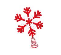 Ornement de Flocon de Neige en Peluche 3D, décoration d ' Arbre de Noël en Forme d ' étoile à Cinq Branches pour Arbre de Vacances et centres de Table de fête, Ornement de Dessus de célébration