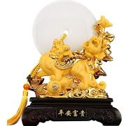 Ornement de Fortune Ping'an Boucle Ornements Pi Yao/Pi Xiu Wealth Porsperity Statue Lucky Warming Chinois New Home Business Gift Fortune Pendulum