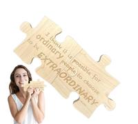 Ornement de inspirant - Affichage de Puzzle Positif, Encouragement de avec Un Design Minimaliste, Accessoire de Puzzle interactif avec des Citations édifiantes pour l'étude, Le Bureau, l