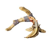 Ornement De La Branche De Reptile - Simulation Du Tronc En Bois Flotté, Grille D'escalade, Décoration De Terrarium, Pièce Paysagère 20x12x9cm, Habitats D'araignées Appropriés | Escalade Polyvalente, C