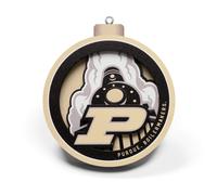 Ornement de la s rie de logos 3D des Purdue Boilermakers de la NCAA YouTheFan