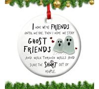Ornement De L'Amitié - Acrylique Sentimental | Ornement Souvenir Amis pour Toujours | pour Arbre de Noël Mur Porte Fenêtre Soirée Table de Chevet Femmes Sœur Famille Fêtes