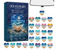 Ornement de l'Avent 2026 Mignon Mini Pendentif 2D En Acrylique Thème Plage