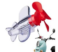 Ornement De L'avion Enroulé - Accessoire Extérieur De Voiture À Éolien, Pendentif De Guidon Pour Véhicule Électrique, Décoration De Moulin À Vent En Rotation Pour Moto, Scooter, Affichage De Tableau D