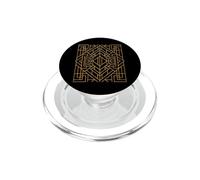 Ornement de Ligne géométrique symétrique PopSockets PopGrip pour MagSafe