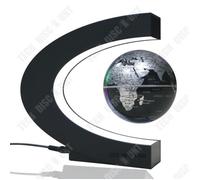 Ornement de maison - TD® - Globe à lévitation magnétique - 3 pouces - Noir - Plastique ABS