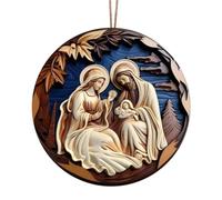 Ornement De Nativité Délicat Pendentif Artistique Suspendu Noël pour Célébrer La Naissance Décoration Noël