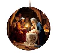 Ornement De Nativité Délicat Pendentif Artistique Suspendu Noël pour Célébrer La Naissance Décoration Noël