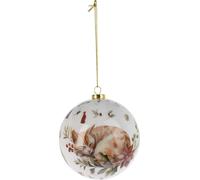 Ornement de Noël ø 8 cm Chat endormi, mélange de couleurs