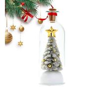 Ornement de Noël 2026 avec message enregistré dans une bouteille et foncti